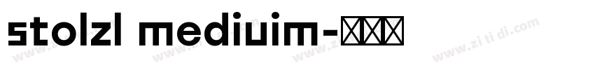 stolzl mediuim字体转换